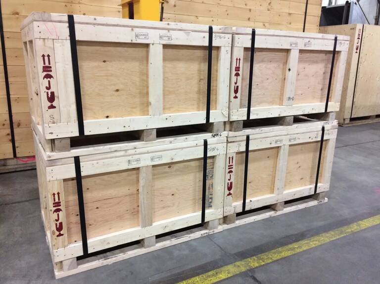 Пример идеальной упаковки груза